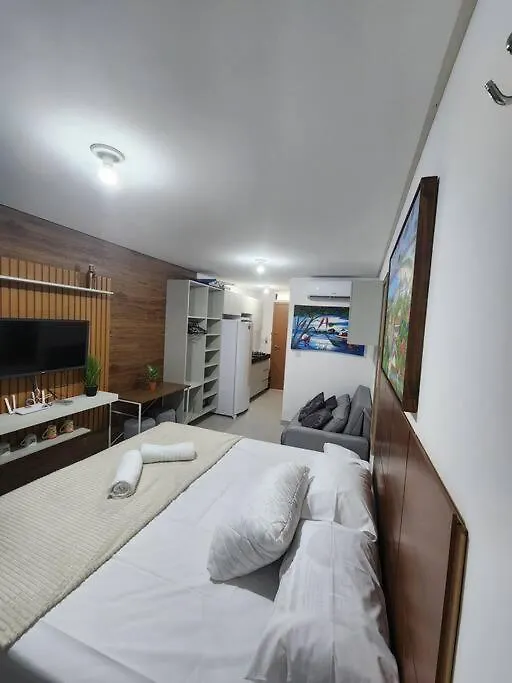 شقة Flat 07 Vp No Centro Com Piscina By La Playa Pôrto das Galinhas